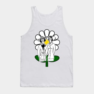 trendy sisters with daisy Tank Top